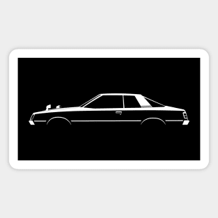 Mitsubishi Galant Lambda (1976) Silhouette Magnet